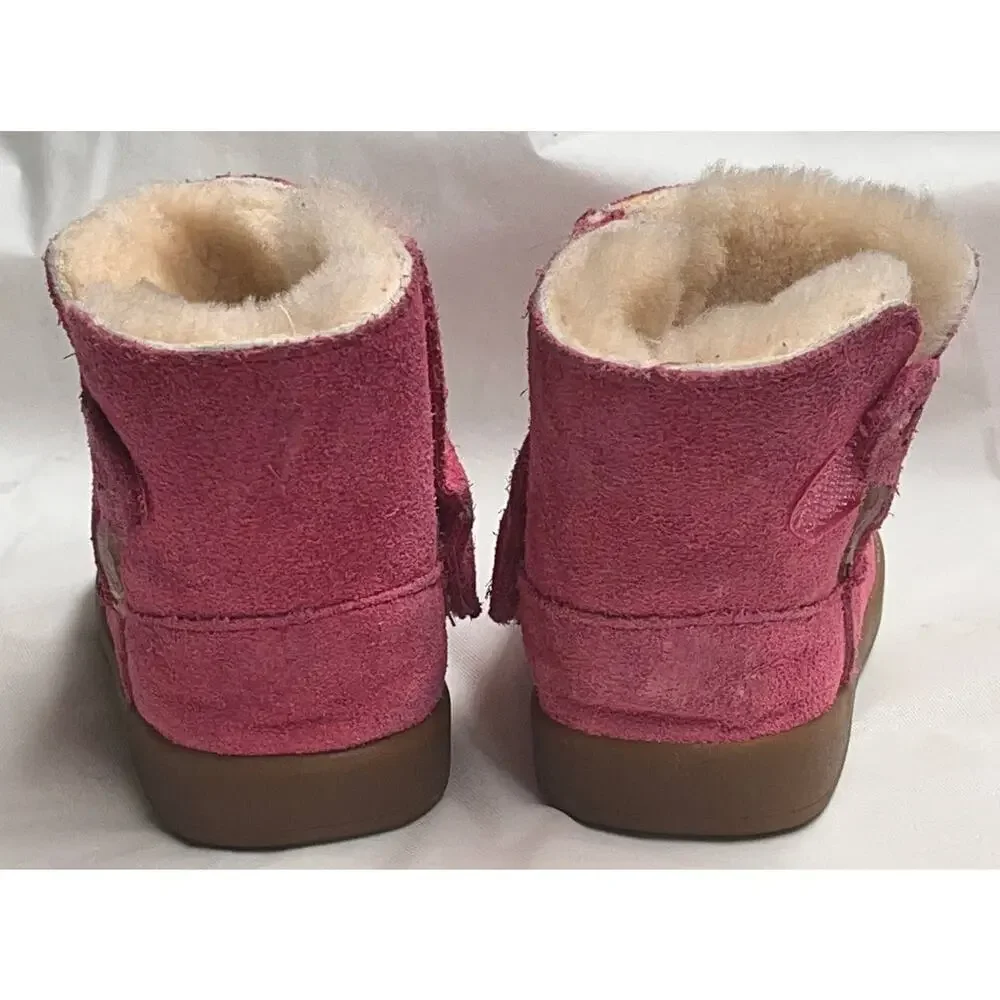 UGG AUSTRALIA TODDLER BOOTS SZ.02/03 S/N10960891 Baby Girl Pink Ugg